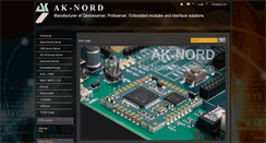 Desktop Screenshot of ak-nord.de