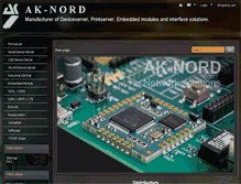 Tablet Screenshot of ak-nord.de